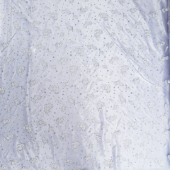 Imagem do Tecido Organza com Glitter Unicórnio Branco