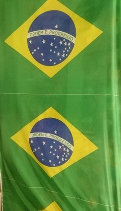 Bandeira do Brasil em bemberg