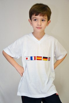 camiseta manga curta do centro de línguas E.E Antonio Padilha