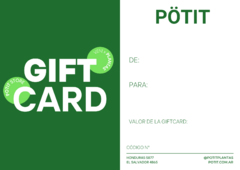 GIFT CARD PÖTIT PLANTAS