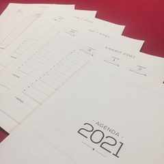 AGENDA 2024 semana a la vista para coser (8 cuadernillos de cinco pliegos)