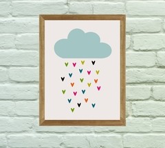 Quadro Decorativo Chuva de Amor na internet