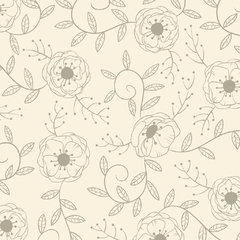 Papel de Parede Flores Draft - comprar online