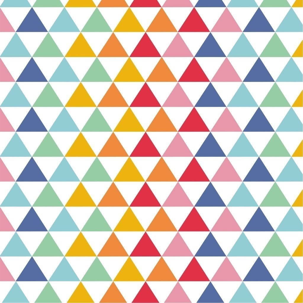 Papel de Parede Geométrico Triângulos Coloridos - 29