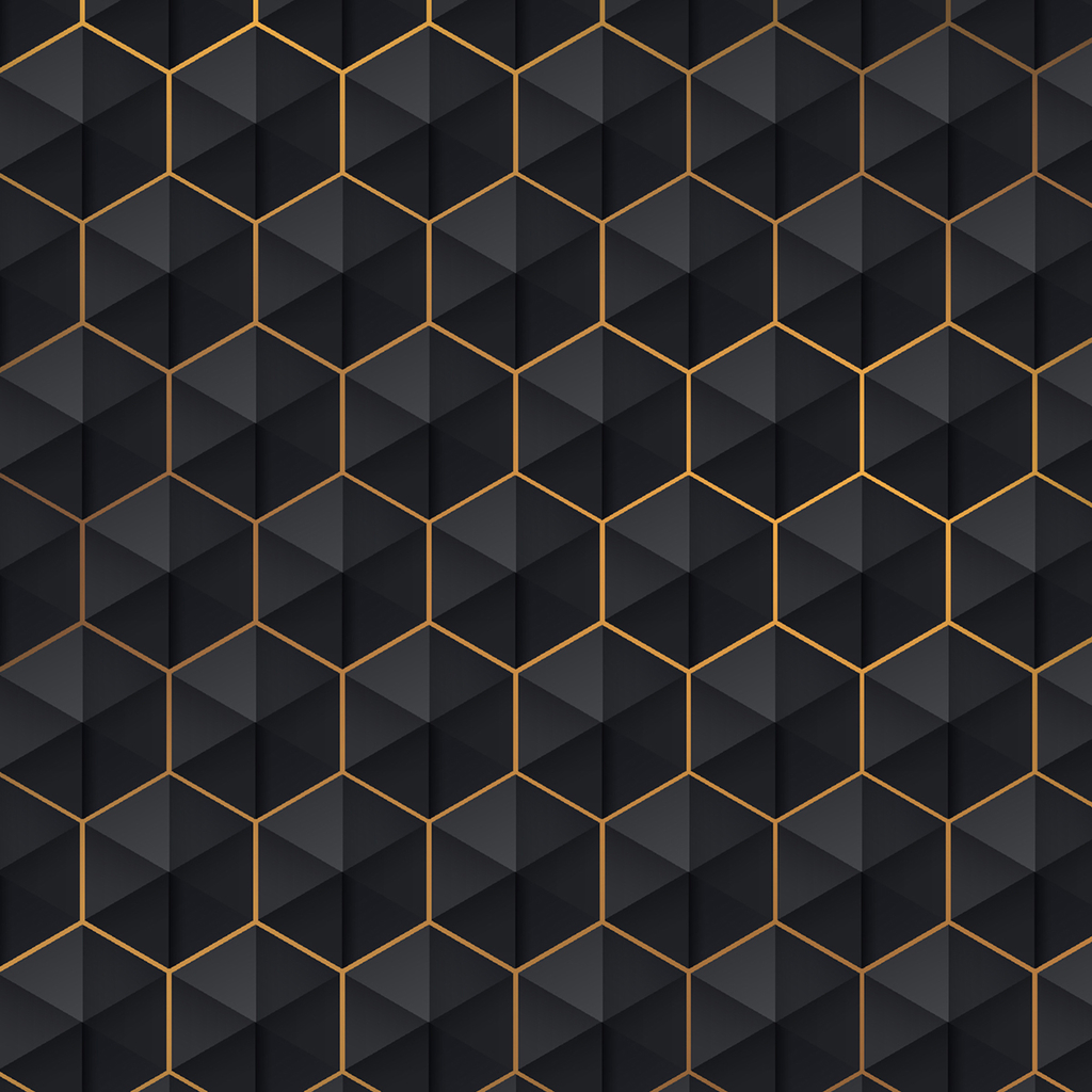 Papel de Parede Adesivo Padrão Hexagonal - Loja Parede de Papel