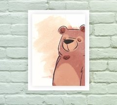 Quadro Decorativo Infantil Urso Dorminhoco na internet