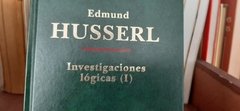 INVESTIGACIONES LÓGICAS TOMO I - EDMUND HUSSERL - EDITORIAL ALTAYA