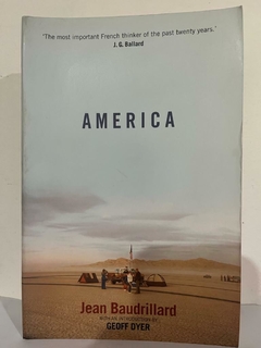 America -Jean Baudrillard - Precio Libro Editorial Verso London -New York - ISBN: 9781844676828 (libro en Inglés)