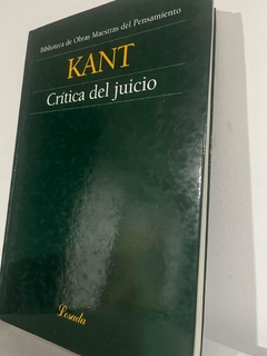 Crítica del Juicio - Immanuel Kant - Precio libro - Editorial Losada - ISBN 9789500378390