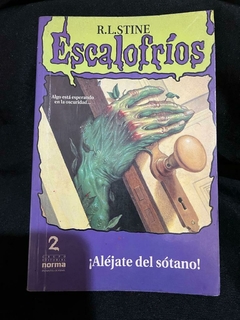 Escalofríos -¡Aléjate del sótano! R. L. Stine - Precio Libro Editorial Norma - ISBN 9580429693 - 9789580429692