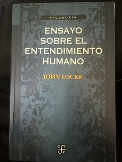 Ensayo sobre el entendimiento humano - John Locke -Precio libro- Editorial Fondo de Cultura Económico - ISBN 9789583800771