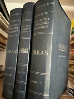 Obras Tomo I II y III - Eduardo Caballero Calderón - editado por Bedout