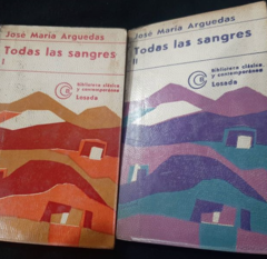 Todas las sangres Tomo I y II - José María Arguedas - Precio libro - Editorial Losada