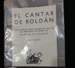 Cantar de Roldán - Anónimo - notas Martín de Riquer - Precio Libro - Espasa Calpe -