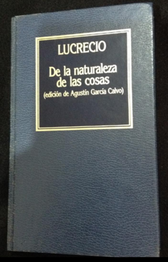 De la naturaleza de las cosas - Lucrecio - Precio Libro Ediciones Orbis ISBN 8475307795 9788491044260