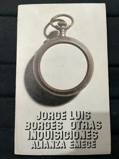 Otras inquisiciones - Jorge Luis Borges - Precio libro - Alianza Emece - ISBN 9788499089546