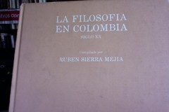La filosofía en Colombia - Rubén Sierra Mejía - Precio libro Nueva biblioteca Colombiana de Cultura- - comprar online