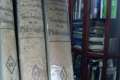 Vocaulaire De La Philosophie  -  Sociètè De Philosophe  -  Tomos  I, II Y III  -  André  Lalande