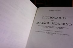 Diccionario de Español moderno - Martín Alonso