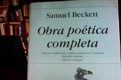 Obra poética completa - Samuel Beckett - Poesía Hiperión ISBN 8475176747