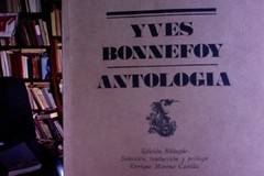 Antología - Yves Bonnefoy - ISBN 8426427197