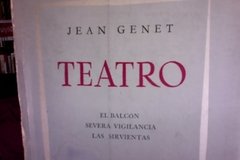 Teatro - El balcón, Severa Vigilancia, Las sirvientas - Jean Genet - Precio Libro - Editorial Losada - comprar online