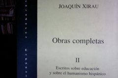 Obras completas Tomo II - Joaquín Xirau
