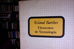 Elementos de semiología- Roland Barthes