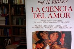 La ciencia del amor - Profesor H. Ridley - Precio Libro - Ediciones 29 ISBN - 9788471753519