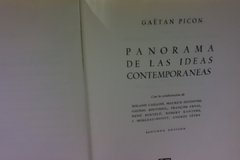 Panorama de las ideas contemporáneas - varios autores - Gaëtan Picón - Ediciones Guadarrama