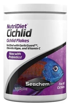 NutriDiet Cichlid Flakes Probiotics 100g  SEACHEM