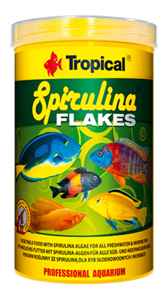 Ração Spirulina Flakes 20g Tropical