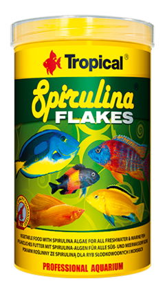 Ração Spirulina Flakes 50g Tropical