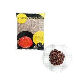 Substrato SOMA Microsfera Natural Gravel Blood Red 3-4mm 1Kg - comprar online
