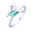 AN 494 - Anillo COLIBRI ACQUA (PLATA 925)