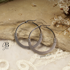 AR 023b Aros argollas coreanas 40 mm ACERO QUIRURGICO