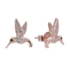 AR 1397 - Aros COLIBRI cubics (PLATA 925 ROSE)