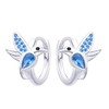 AR 1399 - Aros argollas 14 mm COLIBRI (PLATA 925)