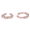 AR 1462 - Aros ear cuff con cubics (PLATA 925 ROSE)