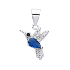 DI 036 - Dije COLIBRI AZUL (PLATA 925)