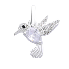 DI 040 - Dije COLIBRI CRISTAL (PLATA 925)