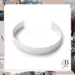 PU 402 - Pulsera esclava (ACERO BLANCO) - comprar online