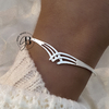 PU 729 - Pulsera esclava (ACERO BLANCO)