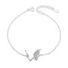 PU 854 - Pulsera MARIPOSA cubics (PLATA 925)