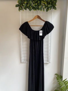 MAXI VESTIDO TEXTURADO BLACK T.M (E14056) en internet