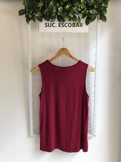 REMERA BANANA REPUBLIC BORDO T.XS/M (E13606) en internet