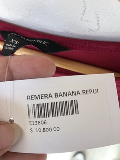 REMERA BANANA REPUBLIC BORDO T.XS/M (E13606) - Hula Punch