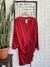 VESTIDO SHEIN FRUNCE ROJ T.2XL (E11970)