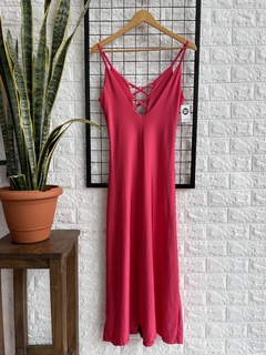 MAXIVESTIDO SIN FUXIA T.S (E13252) en internet