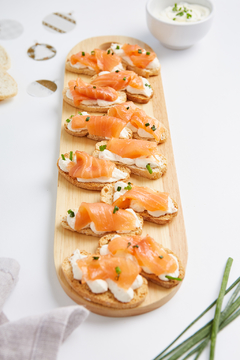 Bruschettas de Salmon Ahumado - tienda online